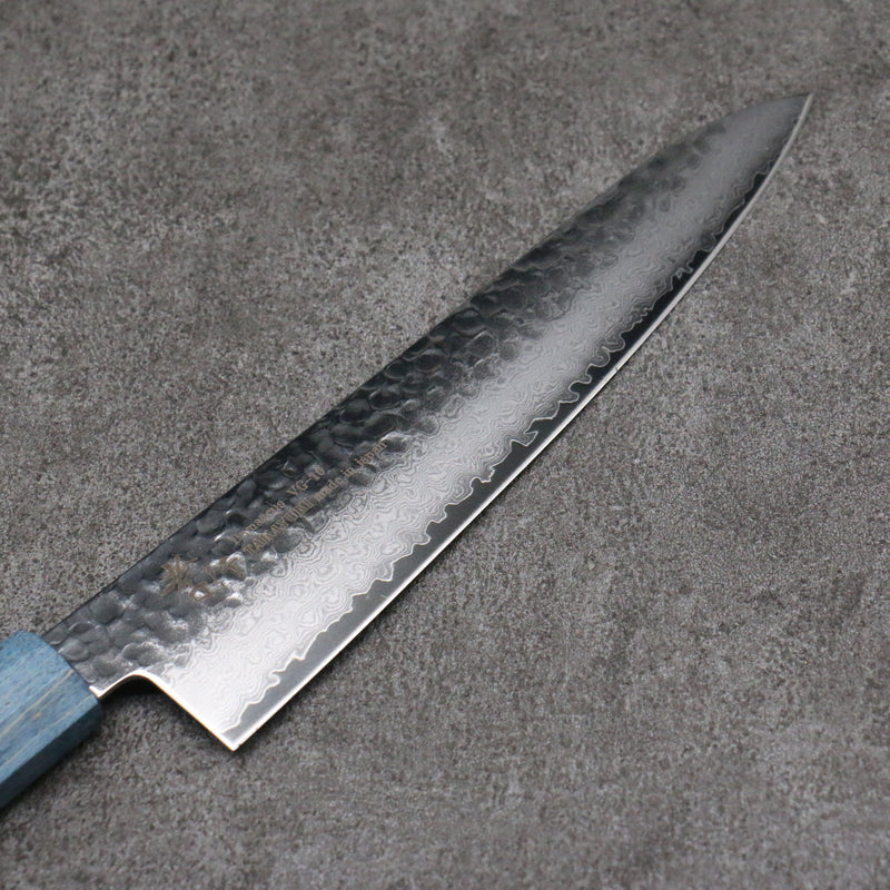 Sakai Takayuki VG10 33 Couche de Damas Gyuto Couteau Japonais 210mm Bois stabilisé Manipuler - japanny-FR