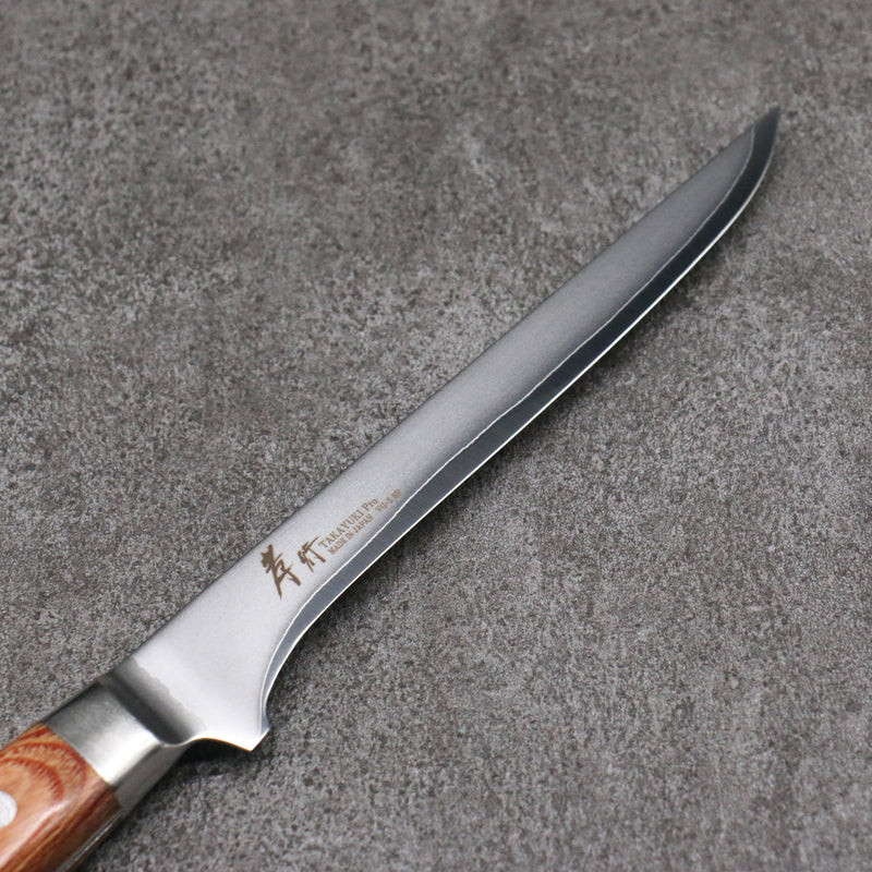Sakai Takayuki VG5 couteau à désosser Couteau Japonais 160mm Bois de Pakka marron Manipuler - japanny-FR