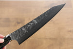 Yu Kurosaki Fujin SPG2 Martelé Gyuto  210mm Acrylique bleu violet Manipuler - japanny-FR