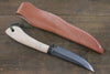 Tsukasa Hinoura Acier Blanc No.2 Kurouchi couteau de chasseur  105mm Chêne Manipuler - japanny-FR