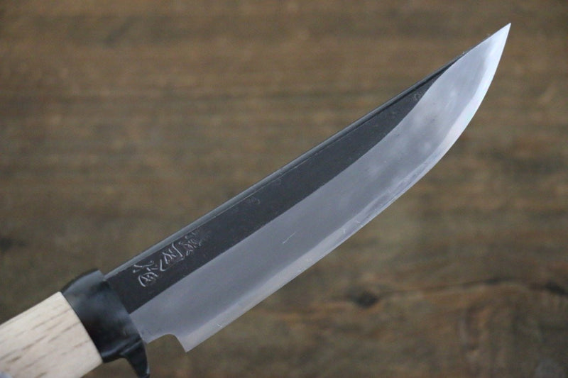 Tsukasa Hinoura Acier Blanc No.2 Kurouchi couteau de chasseur  105mm Chêne Manipuler - japanny-FR