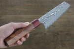 Yoshimi Kato R2/SG2 Damas Bunka  165mm Honduras rouge Manipuler - japanny-FR