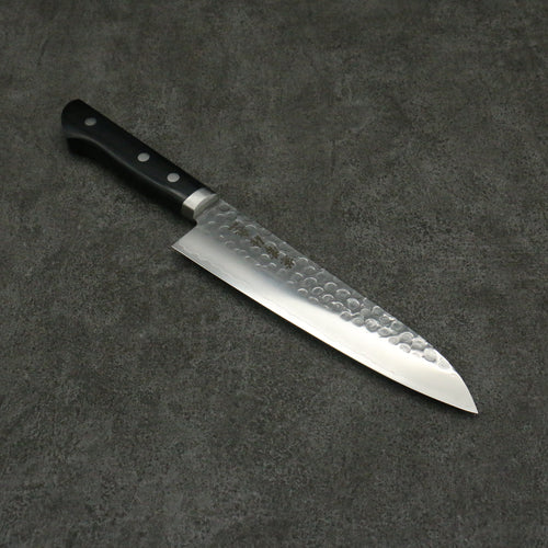 Kanetsune VG1 Martelé Gyuto Couteau Japonais 180mm Bois de pakka noir Manipuler - japanny-FR
