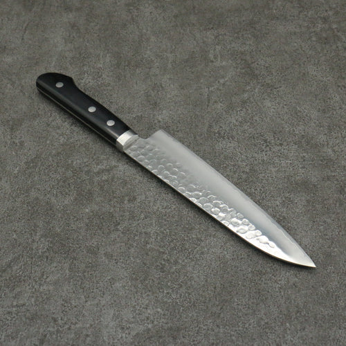 Kanetsune VG1 Martelé Gyuto Couteau Japonais 180mm Bois de pakka noir Manipuler - japanny-FR