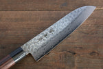 Sakai Takayuki 45 Layer Damascus Japanese Chef's Knife Sujihiki 240mm & Santoku 180mm Set with Shitan Handle - japanny-FR