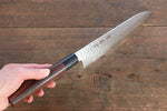 Sakai Takayuki 45 Layer Damascus Japanese Chef's Knife Sujihiki 240mm & Santoku 180mm Set with Shitan Handle - japanny-FR