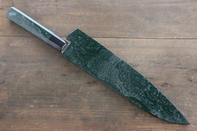 Sakai Takayuki 45 Couche de Damas Martelé Gyuto  240mm Laqué vert Manipuler - japanny-FR