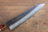 Sakai Takayuki VG10 33 Layer Damascus Japanese Chef Knife Sujihiki 240mm, Gyuto 240mm& Petty 150mm Set with Keyaki Handle(Japanese Elm) - japanny-FR