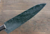 Sakai Takayuki 45 Couche de Damas Martelé Gyuto  240mm Laqué vert Manipuler - japanny-FR