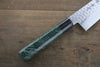 Sakai Takayuki 45 Couche de Damas Martelé Gyuto  240mm Laqué vert Manipuler - japanny-FR