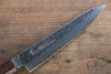 Sakai Takayuki VG10 33 Layer Damascus Japanese Chef Knife Sujihiki 240mm, Gyuto 240mm& Petty 150mm Set with Keyaki Handle(Japanese Elm) - japanny-FR