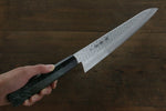 Sakai Takayuki 45 Couche de Damas Martelé Gyuto  240mm Laqué vert Manipuler - japanny-FR