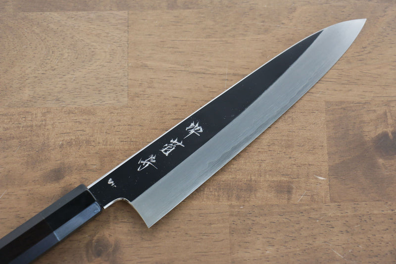 Sakai Kikumori VG10 Finition en miroir Gyuto  210mm Bois d'ébène Manipuler - japanny-FR