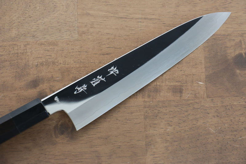 Sakai Kikumori VG10 Finition en miroir Gyuto  210mm Bois d'ébène Manipuler - japanny-FR