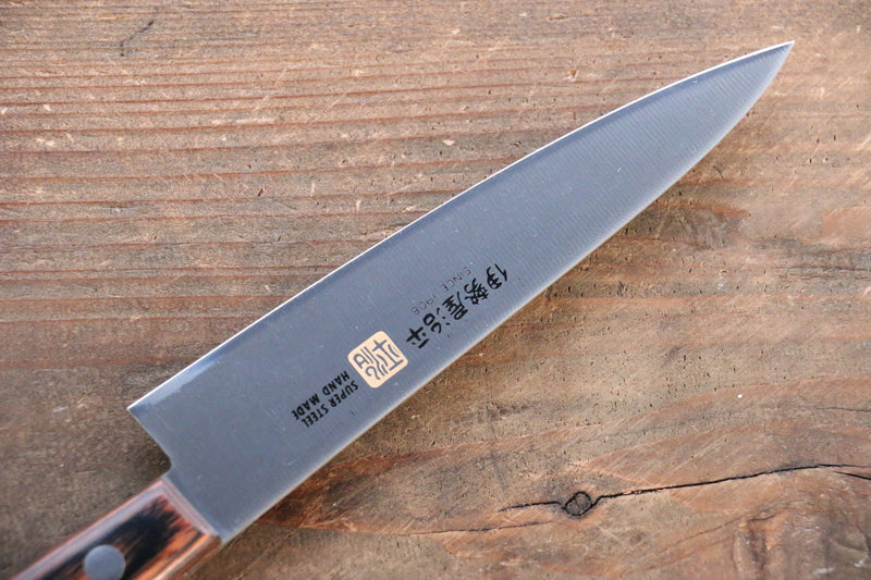 Iseya Couteau de chef japonais en acier au molybdène 120 mm et couteau Gyuto 180 mm avec manche en acajou - japanny-FR