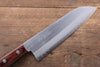 Kunihira VG1 Migaki Terminé Santoku  170mm Acajou Manipuler - japanny-FR