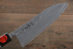 Shigeki Tanaka SG2 Damas Santoku  165mm Bois d'ébène Manipuler - japanny-FR