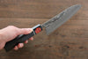 Shigeki Tanaka SG2 Damas Santoku  165mm Bois d'ébène Manipuler - japanny-FR