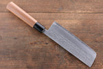 Kunihira Tanryu VG1 Damascus Nakiri  165mm Walnut Handle - japanny-FR