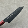 Sakai Takayuki Kurokage VG10 Martelé Revêtement en téflon Kiritsuke Santoku Couteau Japonais 160mm Bois de rose Manipuler - japanny-FR