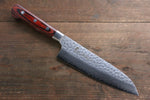 Sakai Takayuki VG10 33 Layer Damascus  Sujihiki, Gyuto 240mm, Santoku, Petty 150mm & Paring 80mm Set - japanny-FR