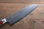 Sakai Takayuki VG10 33 Layer Damascus  Sujihiki, Gyuto 240mm, Santoku, Petty 150mm & Paring 80mm Set - japanny-FR