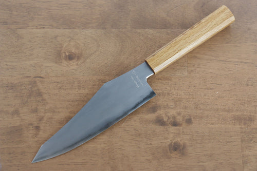 Jikko Fujisan Acier Bleu No.2 Santoku 180mm Manipuler Chêne - japanny-FR