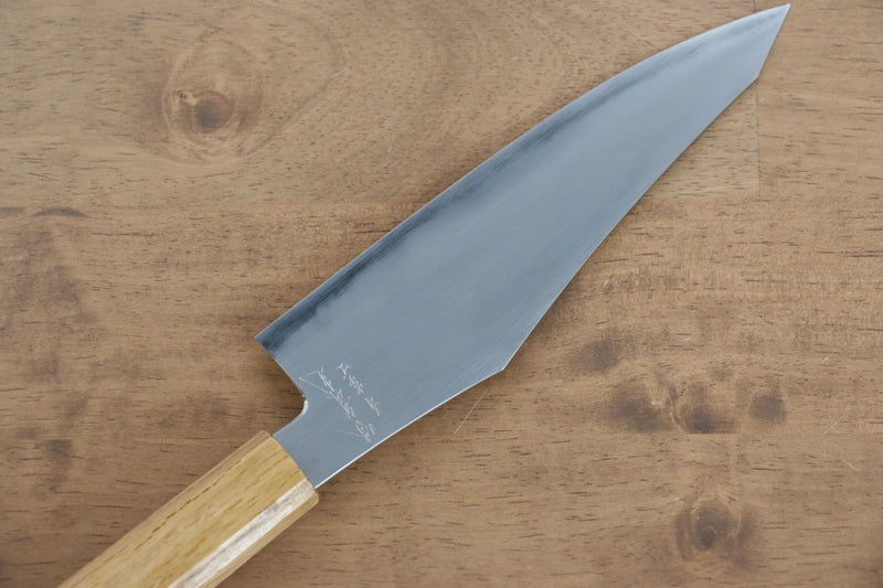 Jikko Fujisan Acier Bleu No.2 Santoku 180mm Manipuler Chêne - japanny-FR