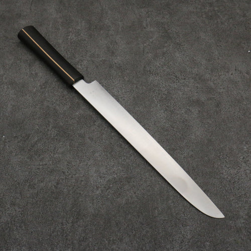 Shigeki Tanaka Majiro Acier argenté NO.3 couteau à pain Couteau Japonais 270mm Bois d'ébène Manipuler - japanny-FR