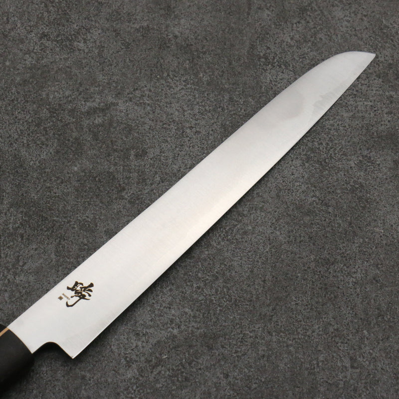 Shigeki Tanaka Majiro Acier argenté NO.3 couteau à pain Couteau Japonais 270mm Bois d'ébène Manipuler - japanny-FR