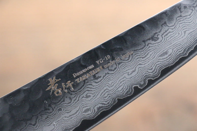 Sakai Takayuki VG10 33  pour steak de couche Damas 120mm avec manche Keyaki(Orme japonais) Deux jeux - japanny-FR