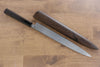 Sakai Takayuki Serie de Chef Acero de Plata No.3 Yanagiba Cuchillo Japones 300mm Mango de Madera de ebano Con funda - japanny-FR