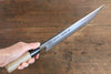 Sakai Takayuki Acier Blanc No.2 couteau à anguille  270mm Magnolia Manipuler - japanny-FR