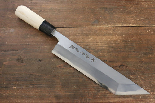 Sakai Takayuki Acier Blanc No.2 couteau à anguille  240mm Magnolia Manipuler - japanny-FR