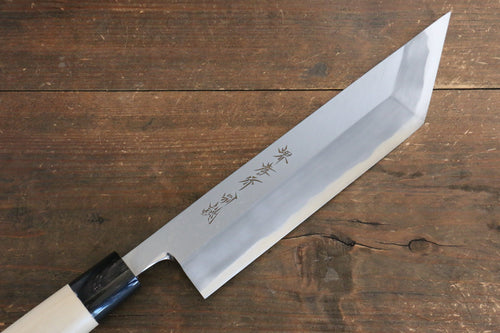 Sakai Takayuki Acier Blanc No.2 couteau à anguille  240mm Magnolia Manipuler - japanny-FR