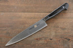 Iseya Couteau en acier au molybdène 150 mm et couteau Santoku 180 mm avec manche en bois Black Packer - japanny-FR
