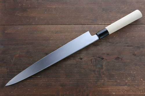 Sakai Takayuki [GAUCHE] Kasumitogi Acier Blanc Yanagiba  270mm - japanny-FR