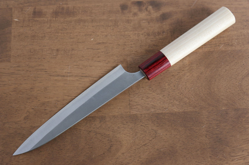 Masakage Yuki White Steel No.2 Nashiji Petty-Utility  150mm Magnolia Handle - japanny-FR