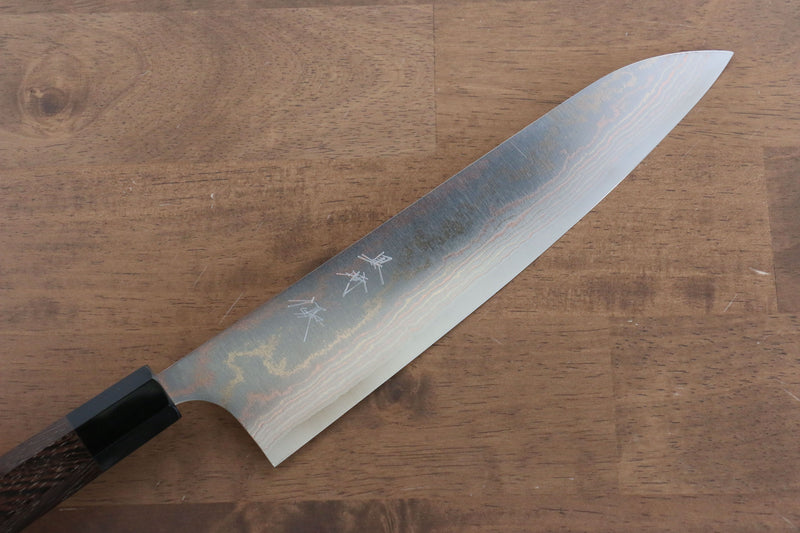 Yu Kurosaki Houou VG10 Damas coloré Gyuto  240mm Wenge Manipuler - japanny-FR