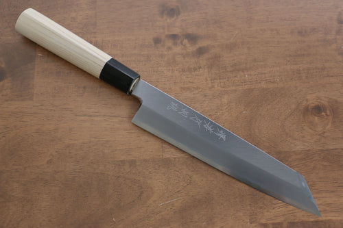 Sakai Takayuki Tokujyo Acier Blanc No.2 Kirituke Gyuto  210mm Magnolia Manipuler - japanny-FR