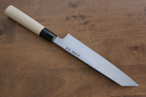 Sakai Takayuki Tokujyo Acier Blanc No.2 Kirituke Gyuto  210mm Magnolia Manipuler - japanny-FR