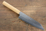 Jikko VG10 17-Couches Santoku 170mm Manipuler Chêne - japanny-FR