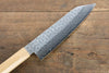 Jikko VG10 17-Couches Santoku 170mm Manipuler Chêne - japanny-FR