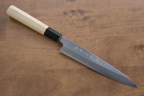 Sakai Takayuki Tokujyo Acier Blanc No.2 Petite-utilité  180mm Magnolia Manipuler - japanny-FR