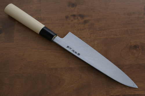 Sakai Takayuki Tokujyo Acier Blanc No.2 Gyuto  210mm Magnolia Manipuler - japanny-FR