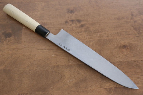 Sakai Takayuki Tokujyo Acier Blanc No.2 Gyuto  270mm Magnolia Manipuler - japanny-FR