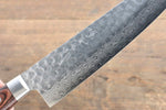 Jikko VG10 17-Couches Kiritsuke Santoku 170mm Manipuler Acajou - japanny-FR