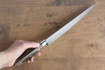 Seisuke SG2 Sujihiki  240mm Bois de Pakka marron Manipuler - japanny-FR