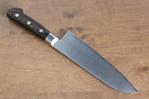 Seisuke SG2 Santoku  180mm Bois de Pakka marron Manipuler - japanny-FR