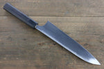 Seisuke Acier Bleu No.2 Martelé Damas Gyuto  210mm Shitan Manipuler - japanny-FR